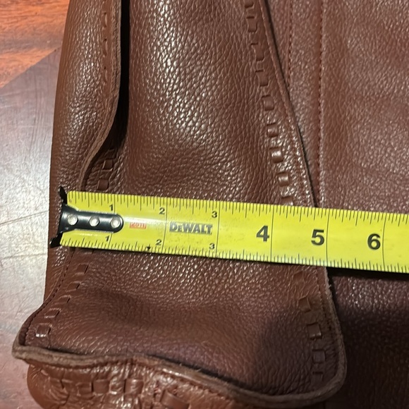 Lucky Brand Pebbled Leather Hobo bag with Braided Strap - Picture 7 of 7